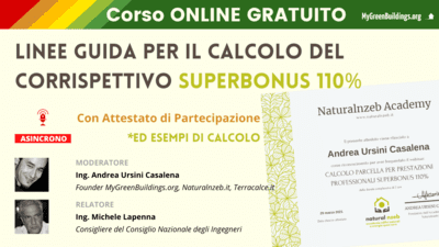 Calcolo corrispettivo superbonus