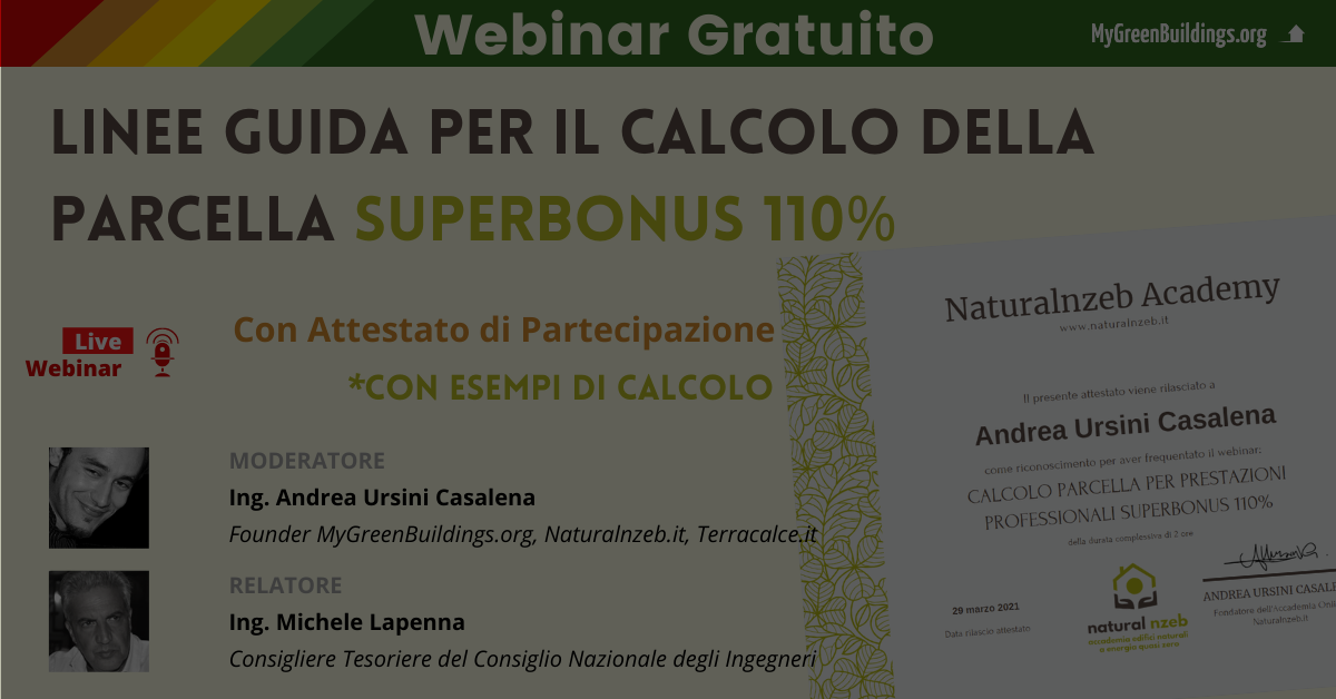 Calcolo Parcella Superbonus 110%