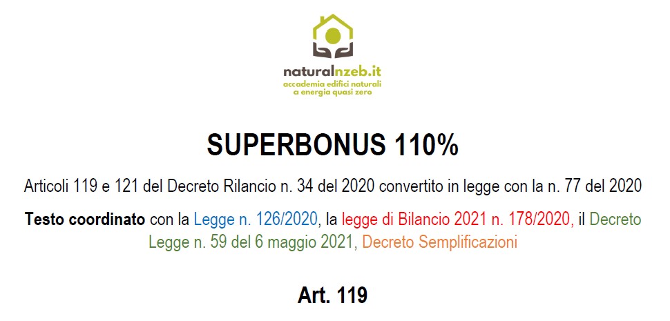 DL Semplificazioni e superbonus testo coordinato DL 34-2020