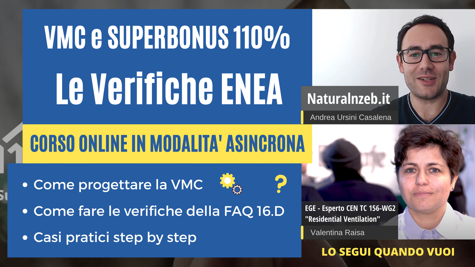 VMC con Superbonus 110% Corso Online