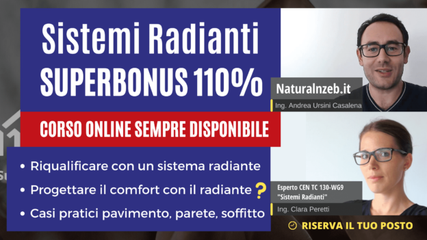 Sistemi Radianti con Superbonus 110 corso online