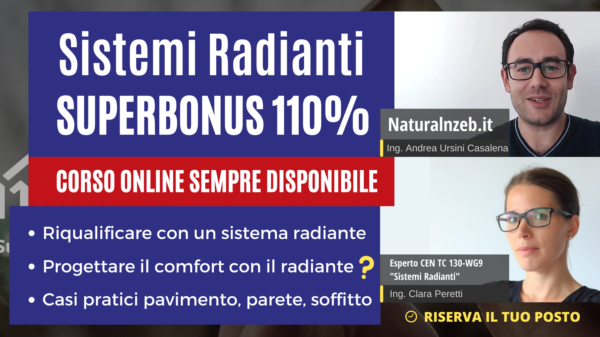 Sistemi Radianti con Superbonus 110 corso online