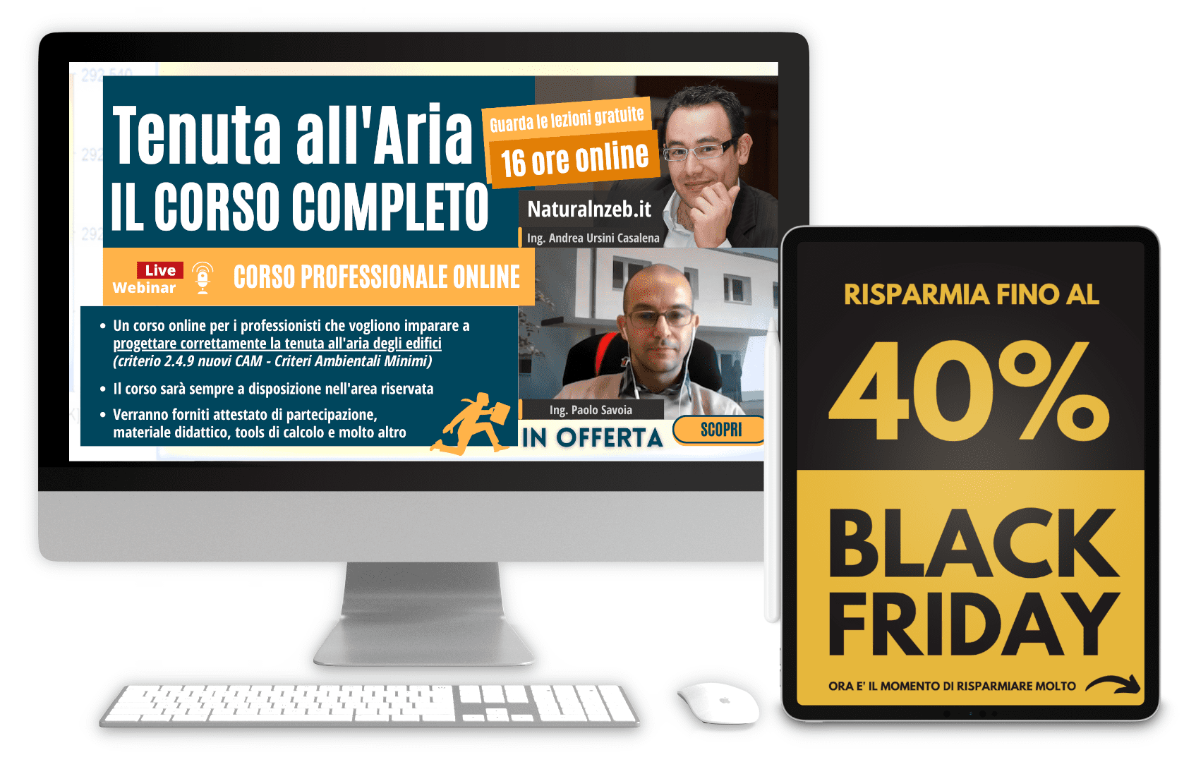 Corso tenuta aria edifici black friday