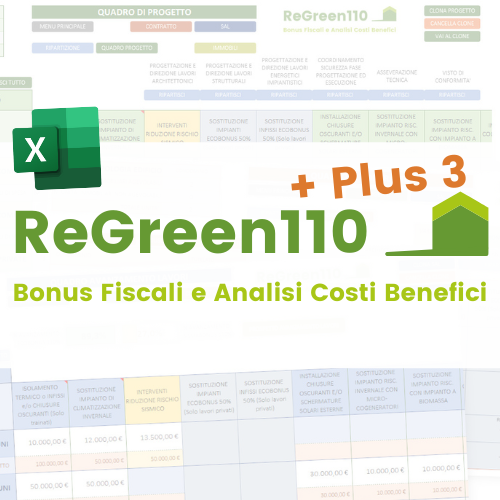 ReGreen110 Plus licenza 3 computer