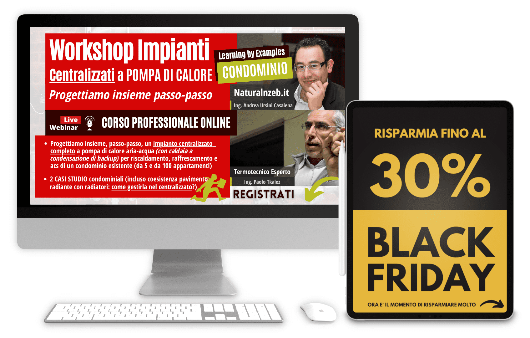 Workshop impianti centralizzati a pompa di calore black friday