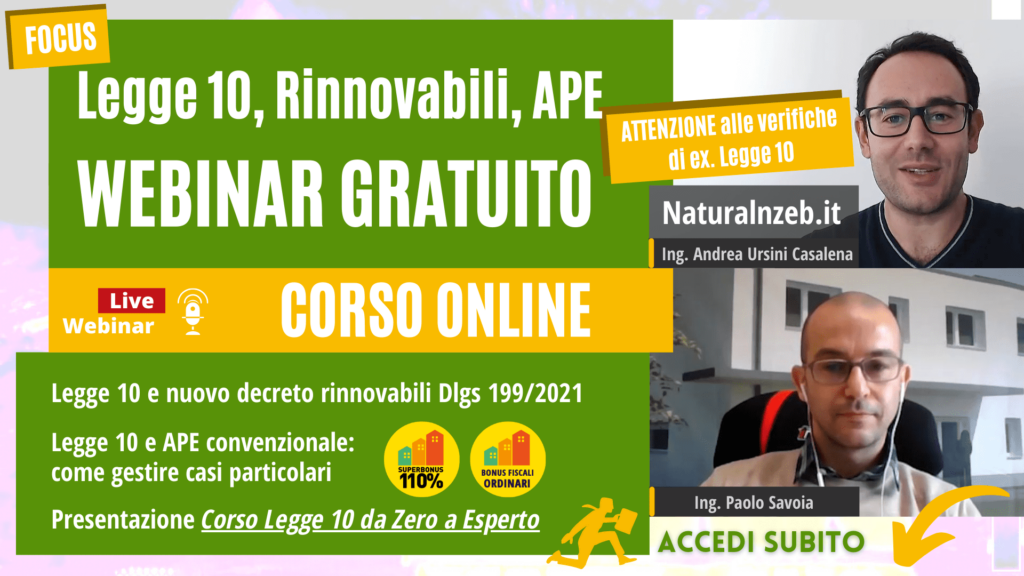 Webinar Legge 10