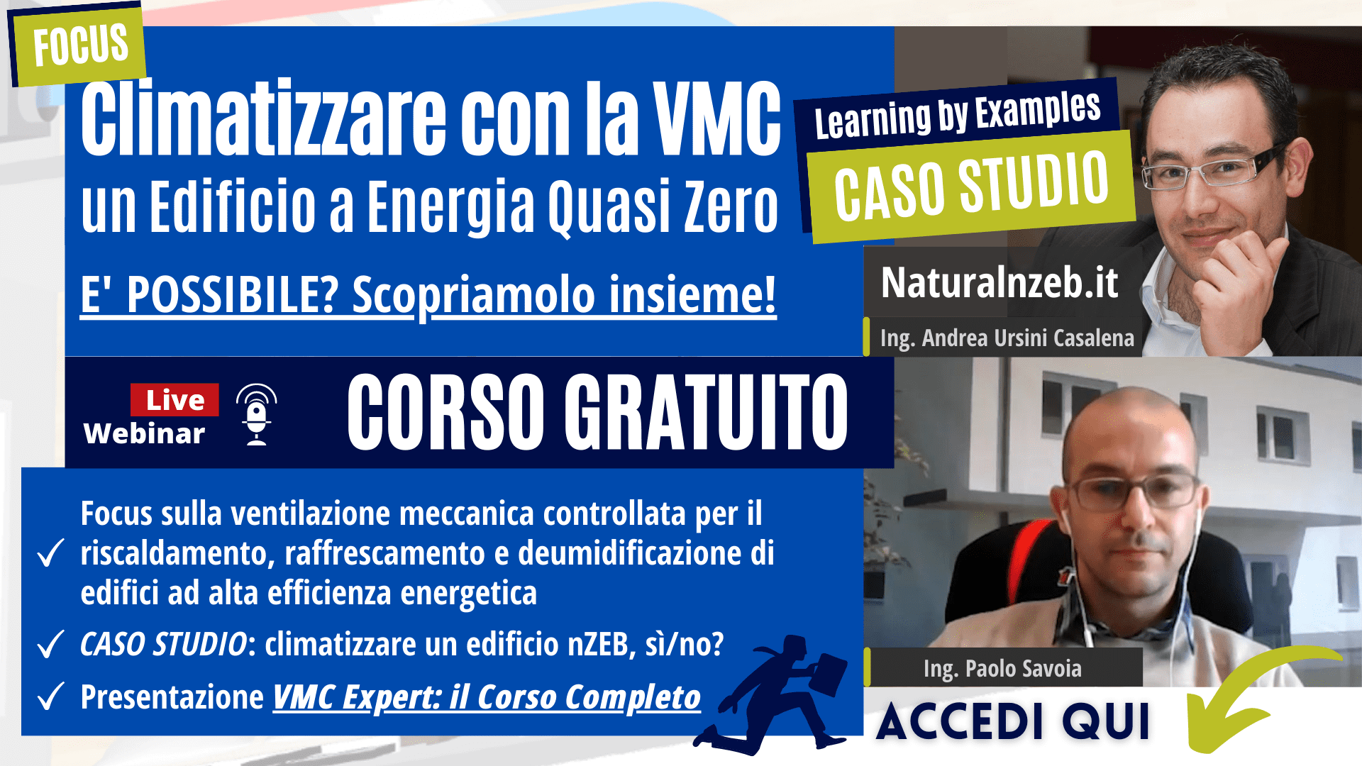 Corso gratuito ventilazione meccanica controllata VMC