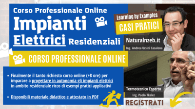 Corso online impianti elettrici residenziali