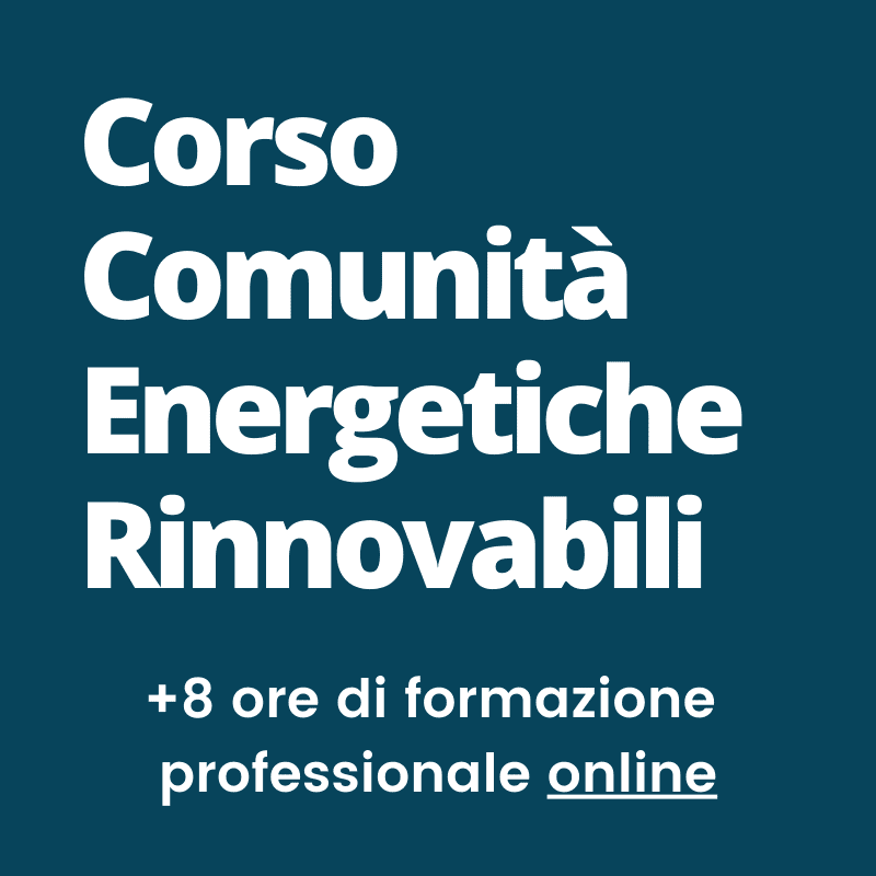 Corso comunità energetiche 2025