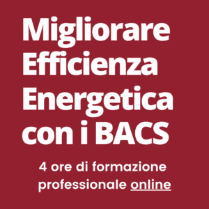 Corso efficienza energetica bacs