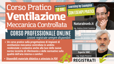 Corso online ventilazione meccanica controllata 2025