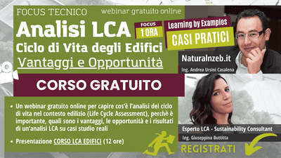 Webinar gratuito ciclo vita edifici LCA