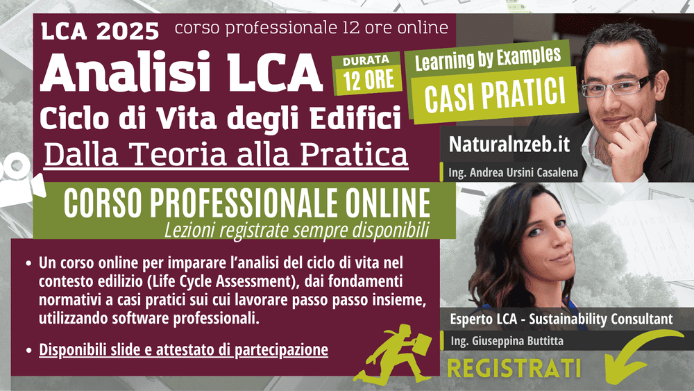 Corso pratico LCA edifici ciclo di vita