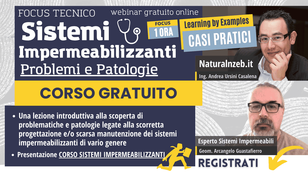 Corso gratuito sistemi impermeabilizzanti