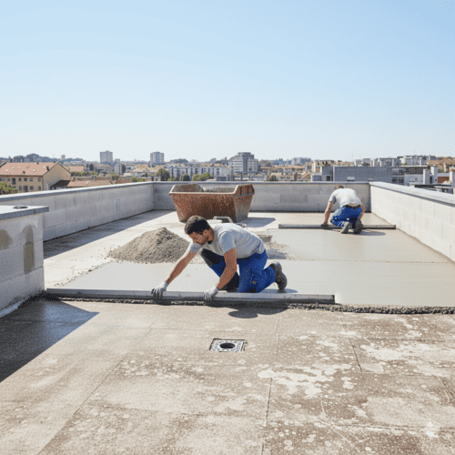 Posa massetto pendenze