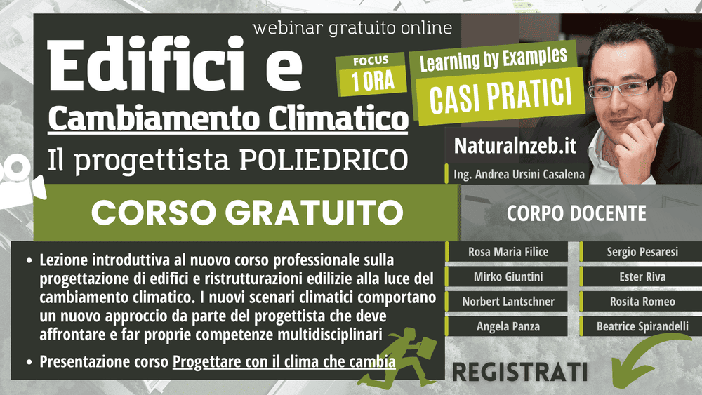 Presentazione corso edifici e cambiamento climatico