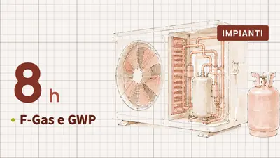Corso pompe di calore gas basso GWP, 8 ore