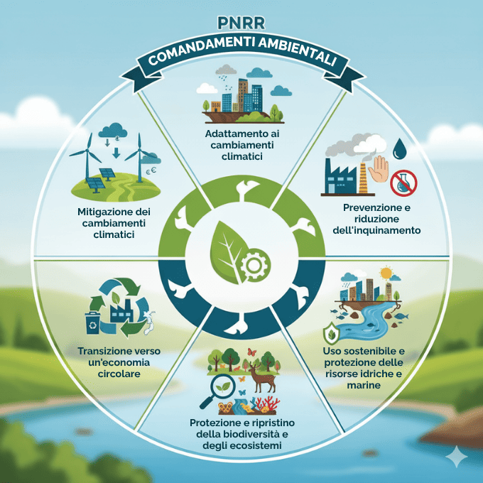 6 comandamenti ambientali del PNRR