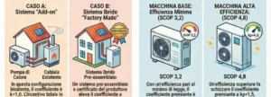 Conto termico 3.0 incentivi pompe di calore ibride