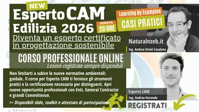 Corso Esperto CAM Edilizia 2025 online