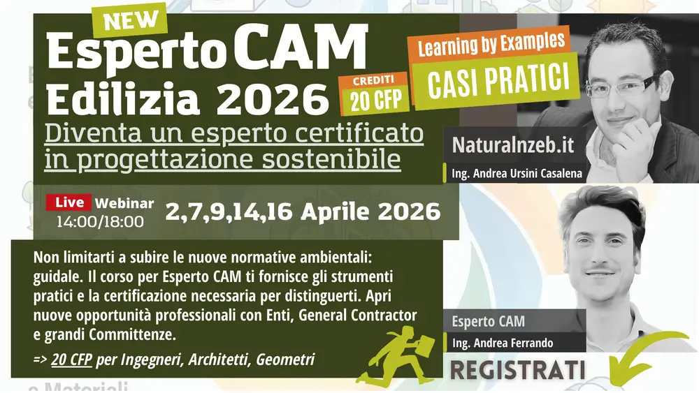Corso Esperto CAM Edilizia 2026