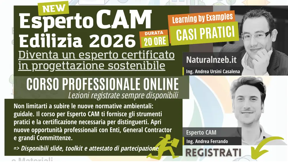 Corso Esperto CAM Edilizia 2025
