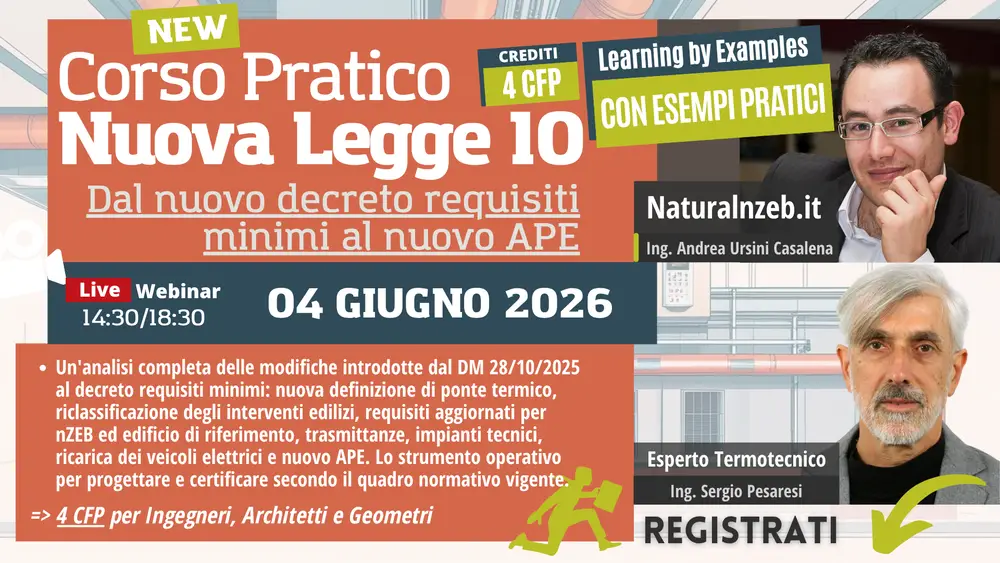 Corso nuovi requisiti minimi e legge 10