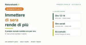 Prezzo zonale orario e accumulo: perché immettere energia di sera rende di più