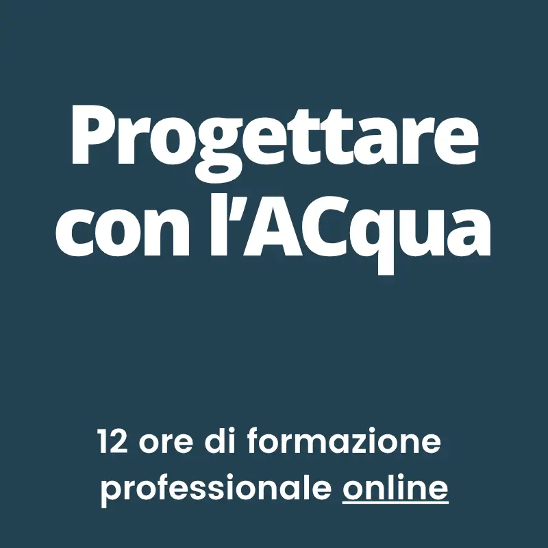 Progettare con l'acqua corso professionale