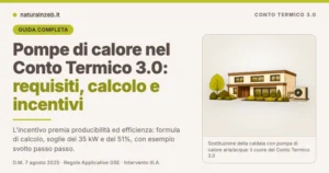 Pompe di calore nel Conto Termico 3.0: guida completa a requisiti, calcolo e incentivi dell'intervento III.A