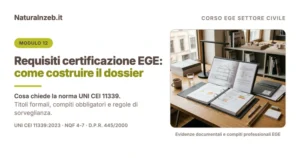 Requisiti per la certificazione EGE secondo la UNI CEI 11339:2023