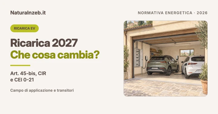 Due auto elettriche in ricarica in un garage privato con quadro elettrico